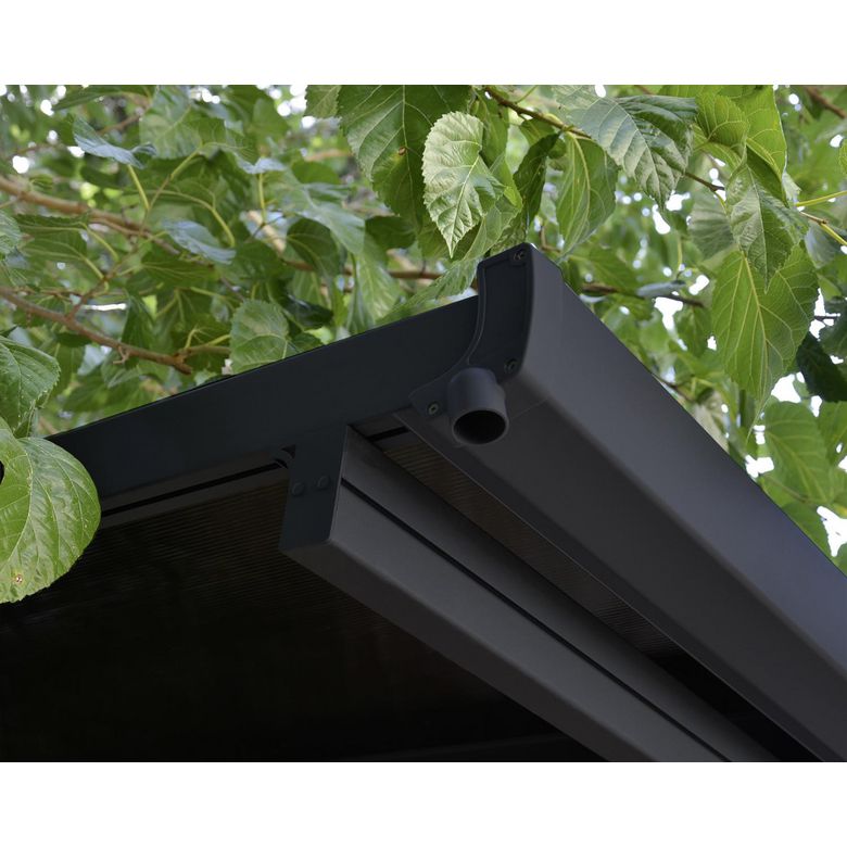 Carport MODENA aluminium noir -Lapeyre
