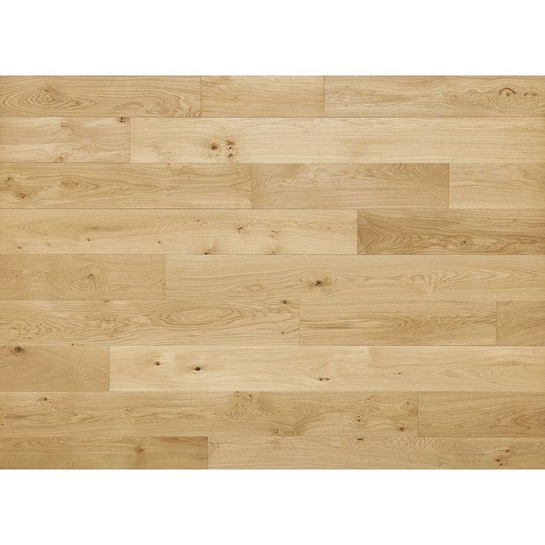 Parquet contrecollé Chêne VIANNE XL brossé verni mat - Sols et murs - Lapeyre