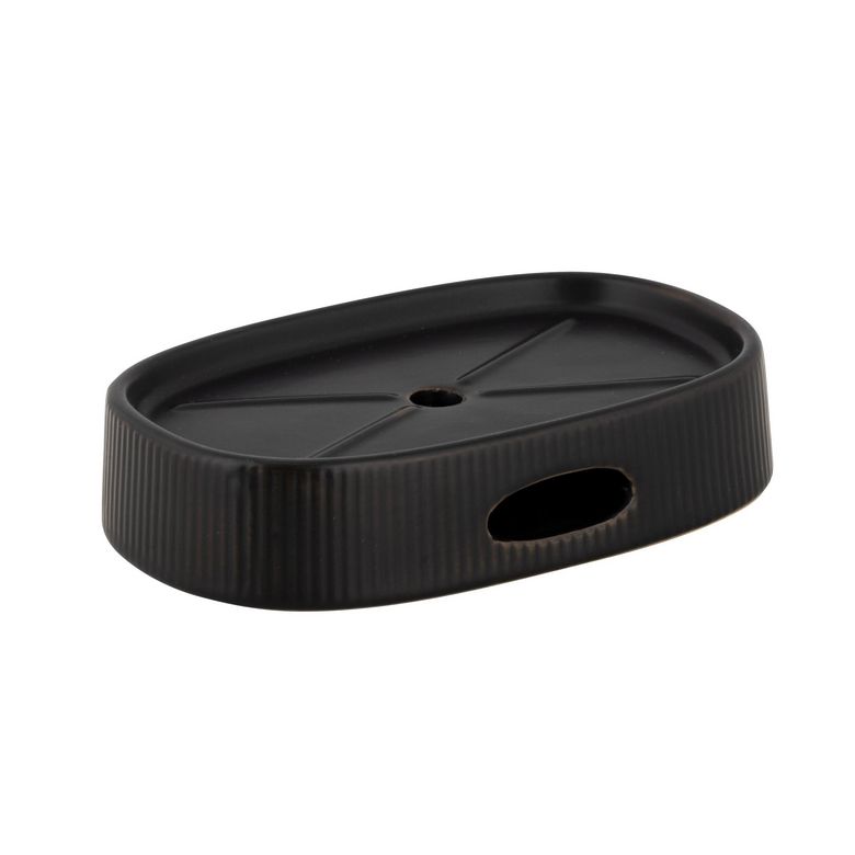 Porte savon noir Fablo