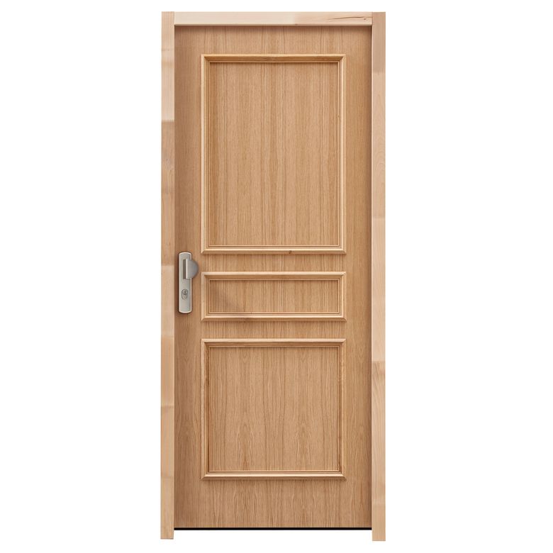 Bloc-porte palier Chêne ASTRID EI30 - 39dB 3pt A2P + barillet H.204 x l.83 D Main Image