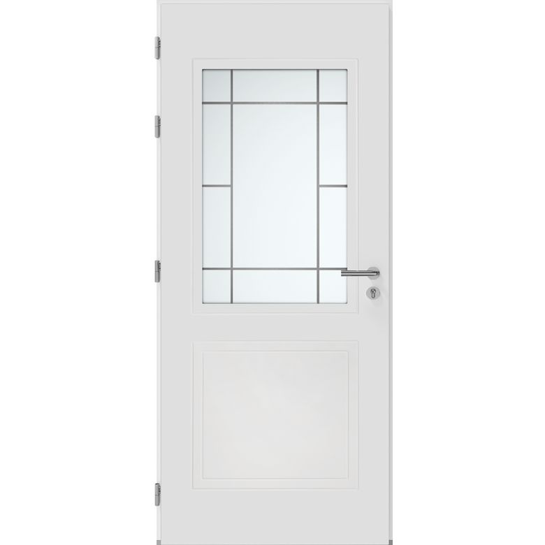 Porte d'entrée Azélie Aluminium poignée Iris