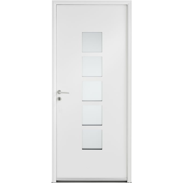 Porte d'entrée Loison Aluminium poignée Iris