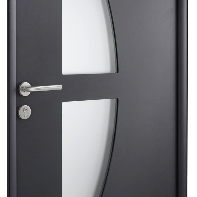 Porte d'entrée Moncelle Aluminium poignée Iris