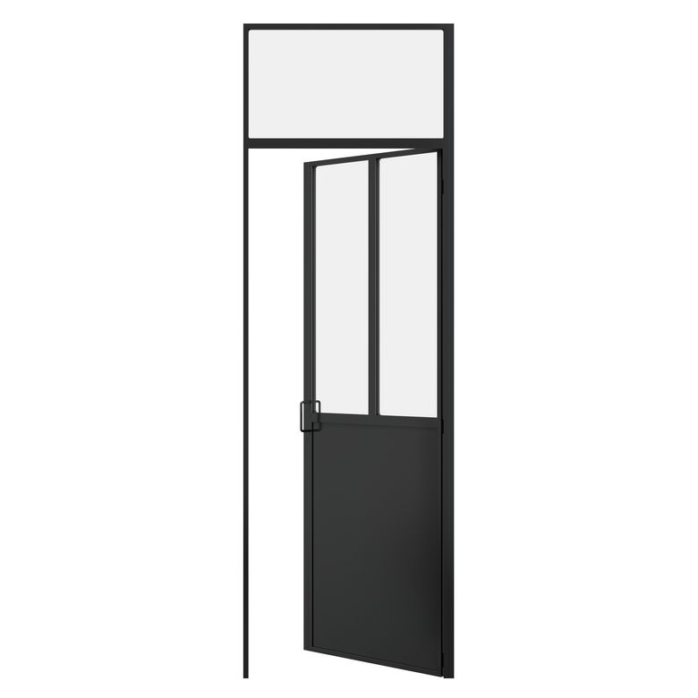 Porte battante CREATIVE avec imposte - Portes - Lapeyre