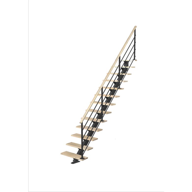 Escalier Elliot droit rampe Eva