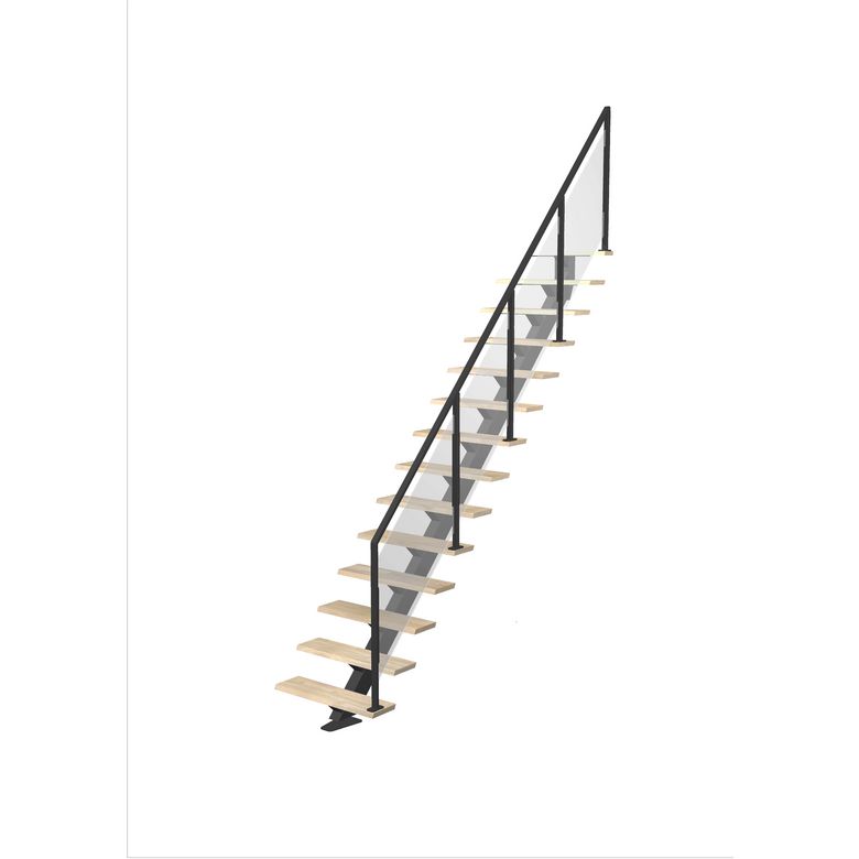 Escalier Elliot droit rampe Evence
