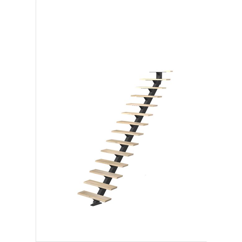 Escalier Elliot droit sans rampe