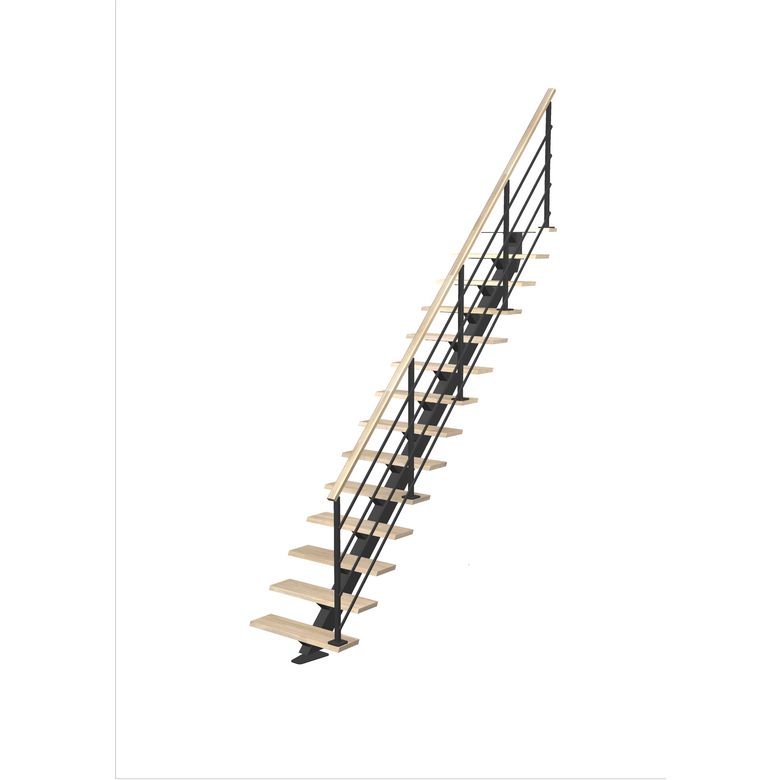 Escalier Elliot droit rampe Eva