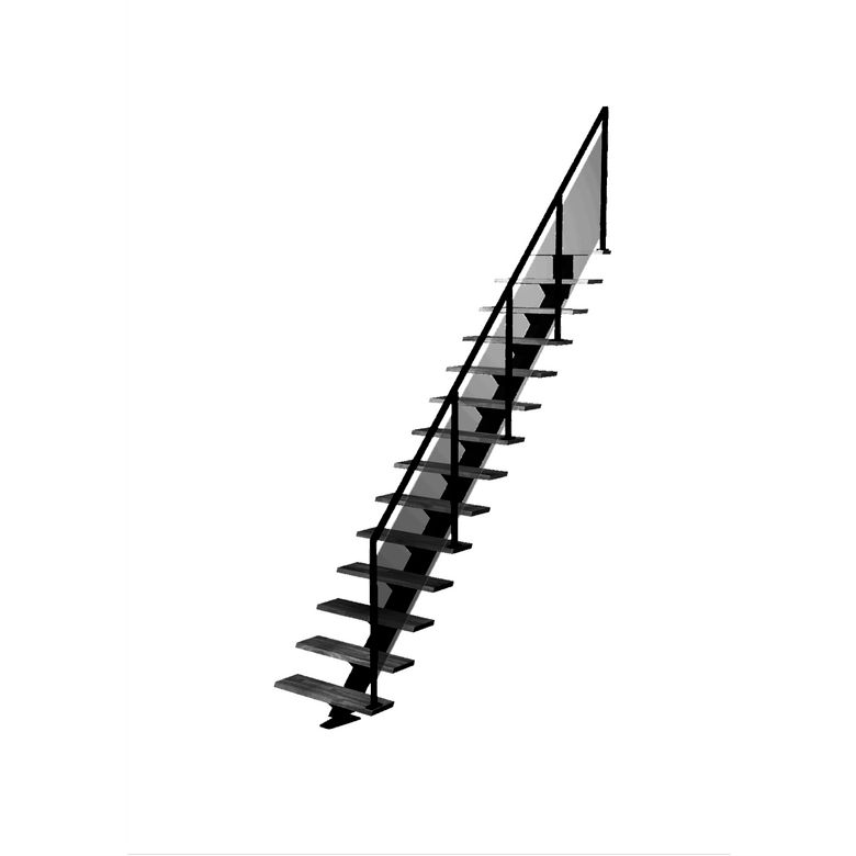 Escalier Elliot droit rampe Evence