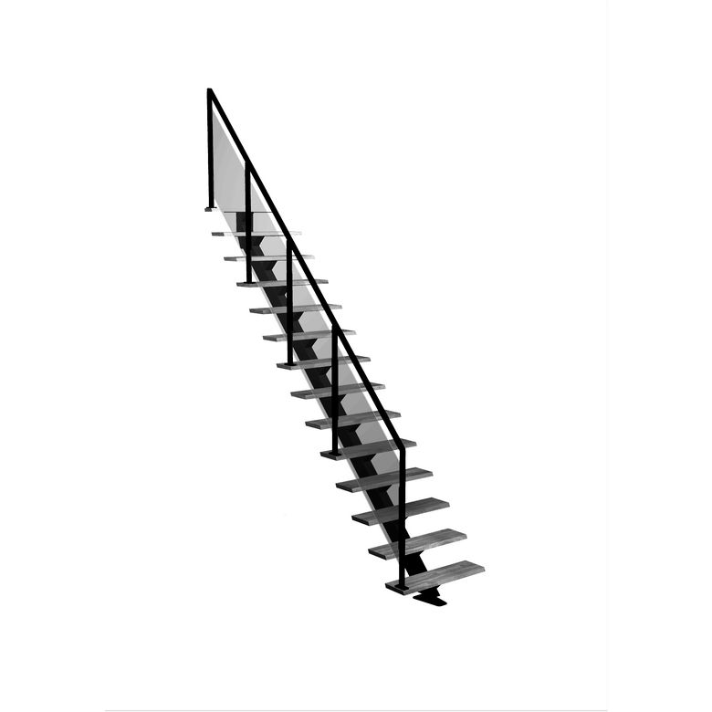 Escalier Elliot droit rampe Evence