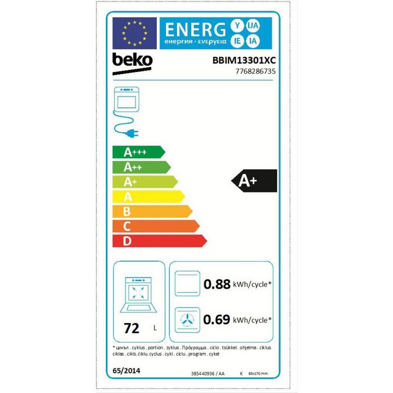 Four compact multifonction catalyse BEKO - Cuisine