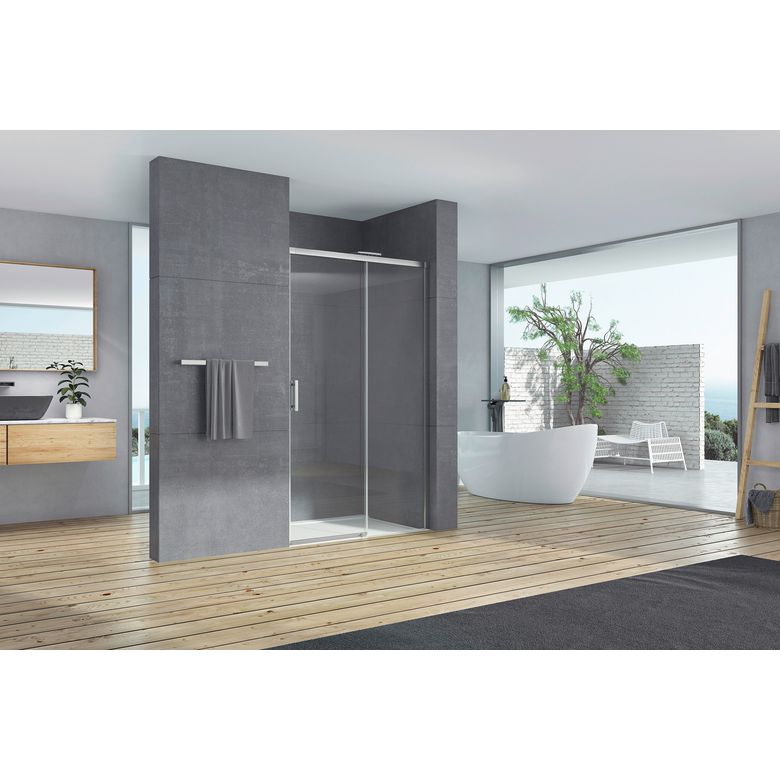 Profilé MARILOU pour porte coulissante 2 parties en aluminium