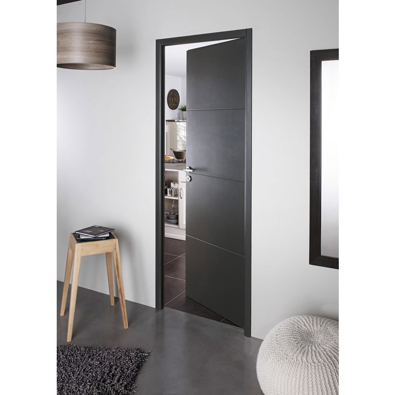 Bloc-porte HARMONIE avec bâti fin de chantier prêt-à-peindre - Lapeyre