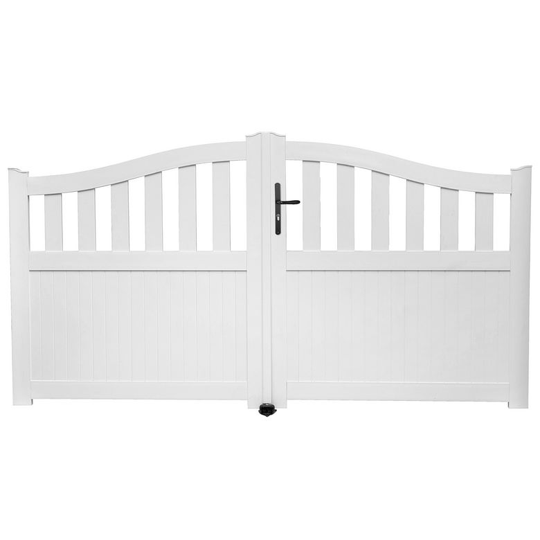 Portail battant PVC HARDELOT avec accessoires 160 x l.250 Main Image