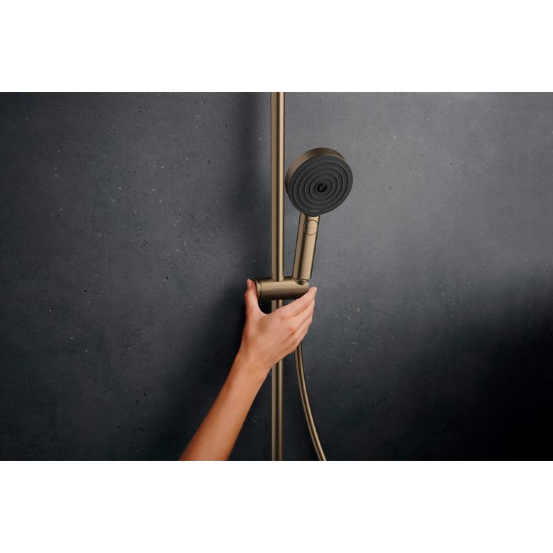 Colonne de douche thermostatique PULSIFY bronze brossé