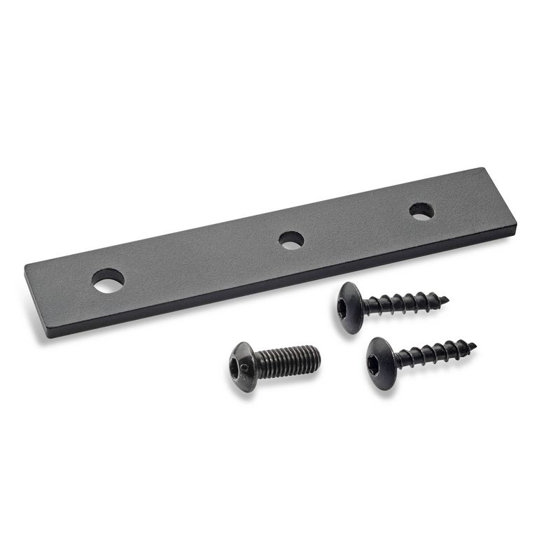 Kit de pose latérale p/ CLAUSTRA METAL Noir pour escalier 13 et 15 marches Main Image