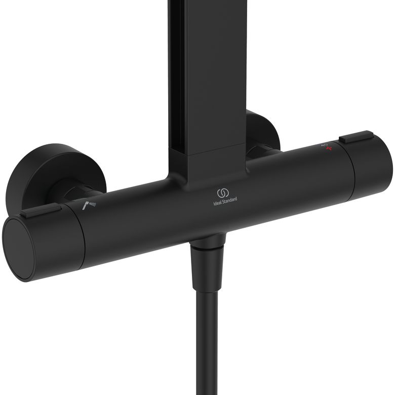 Colonne de douche thermostatique CERATHERM ALU+
