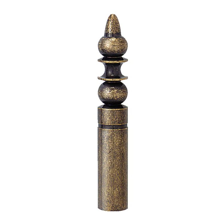 1 jeu de cache-fiche STYLE diamètre 13mm finition laiton vieilli Main Image