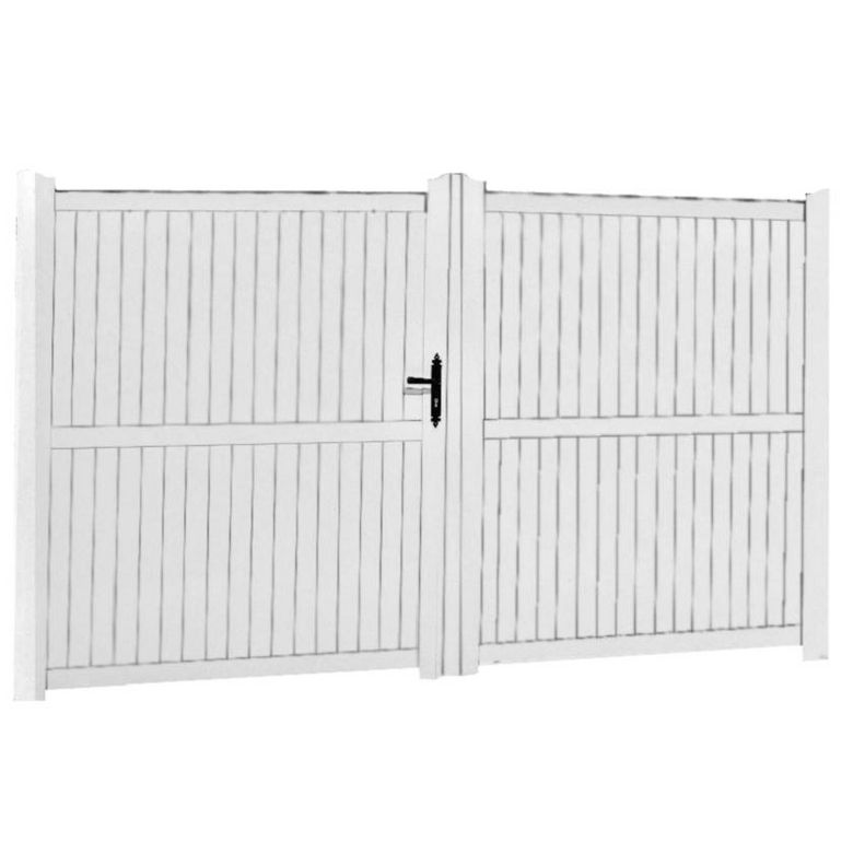 Portail battant PVC GUERNESEY avec accessoires 180 x l.250 Main Image