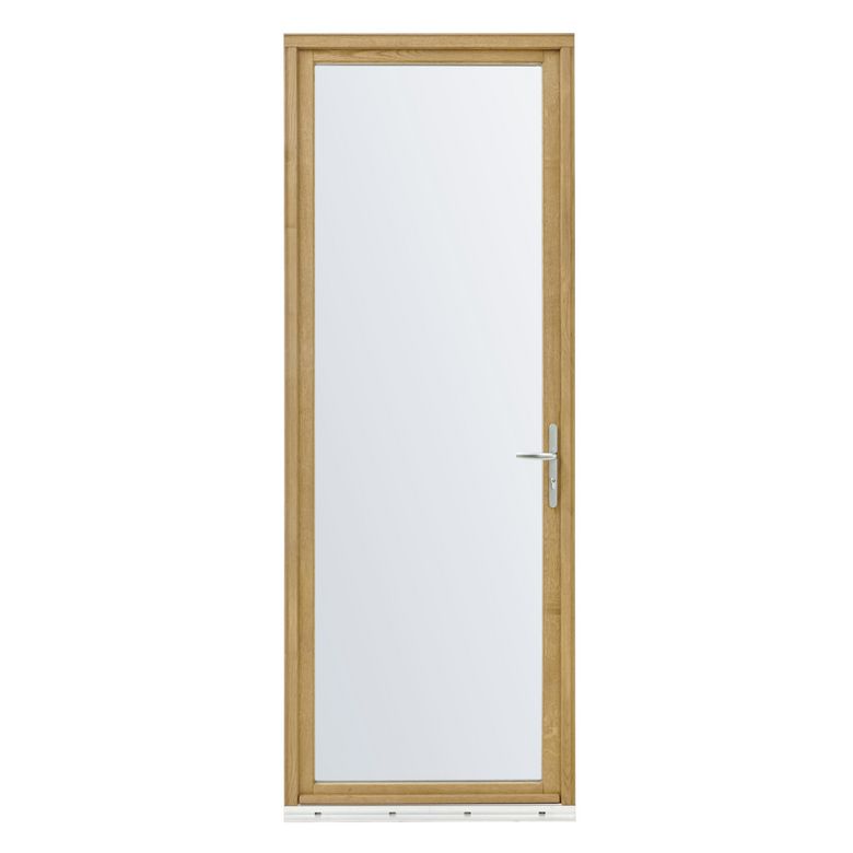 Porte-fenêtre 1 vantail Mitra chêne-Lapeyre
