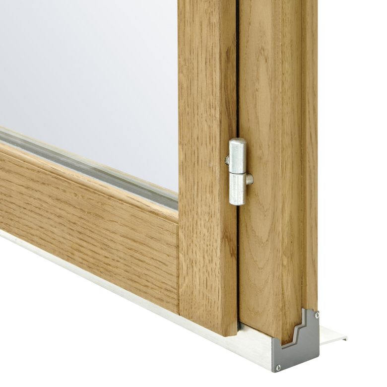 Porte-fenêtre 1 vantail Mitra chêne-Lapeyre