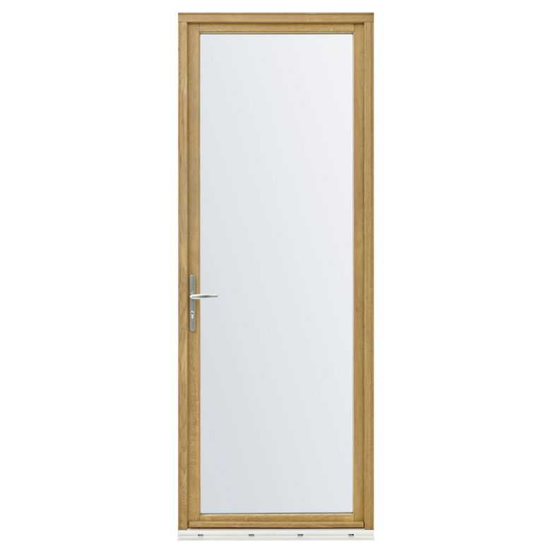 Porte-fenêtre 1 vantail Mitra chêne-Lapeyre