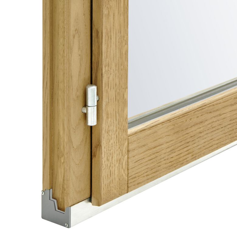 Porte-fenêtre 1 vantail Mitra chêne-Lapeyre