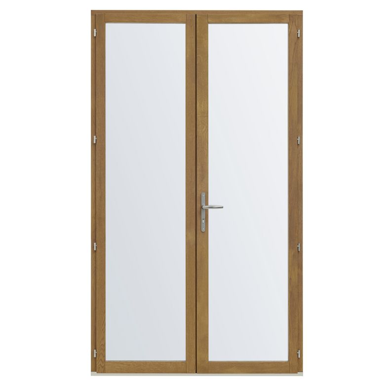 Porte-fenêtre 2 vantaux Mitra chêne-Lapeyre