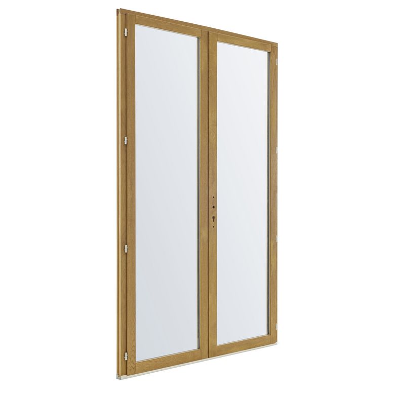 Porte-fenêtre 2 vantaux Mitra chêne-Lapeyre