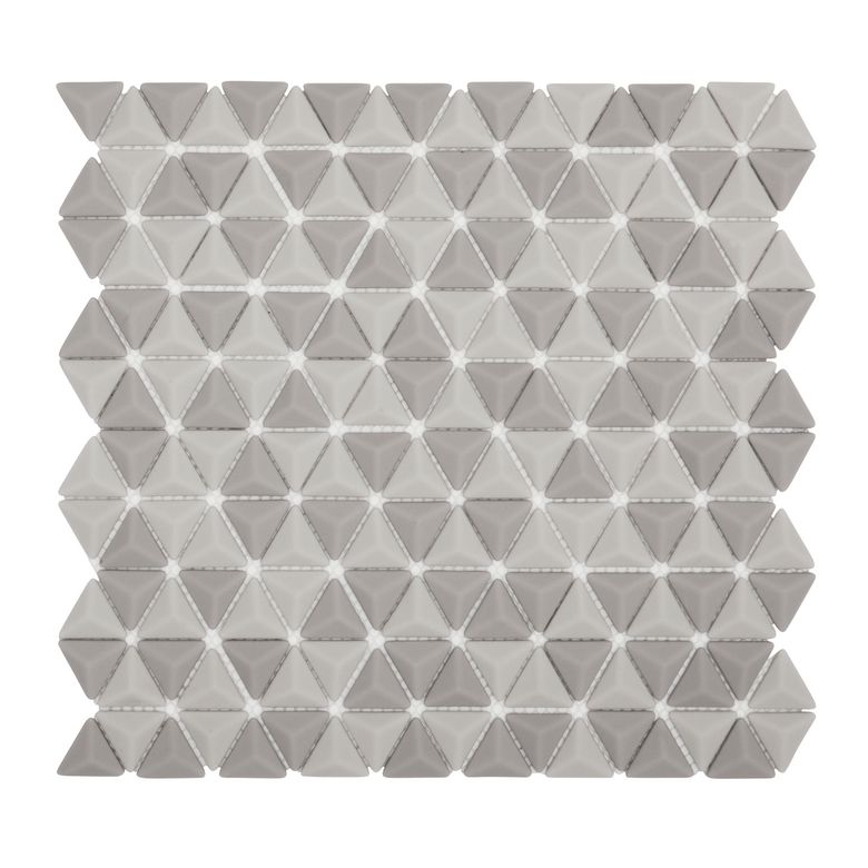 Carrelage mosaïque satinée PICON effet 3D 30 x 30 cm
