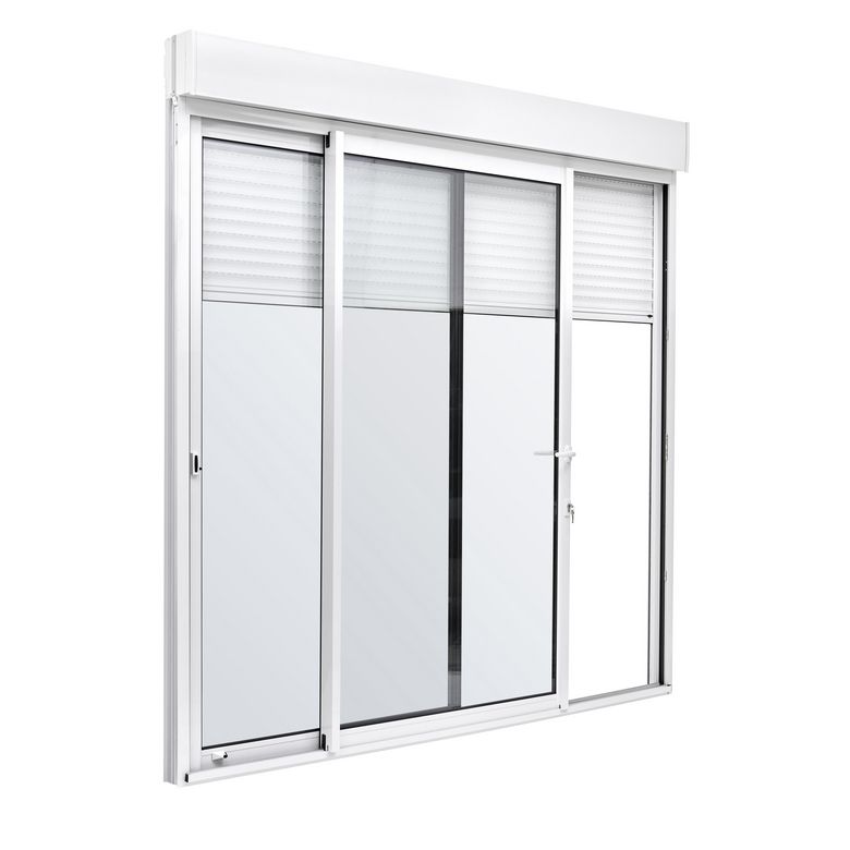 Baie coulissante Néva Aluminium volet intégré-Lapeyre