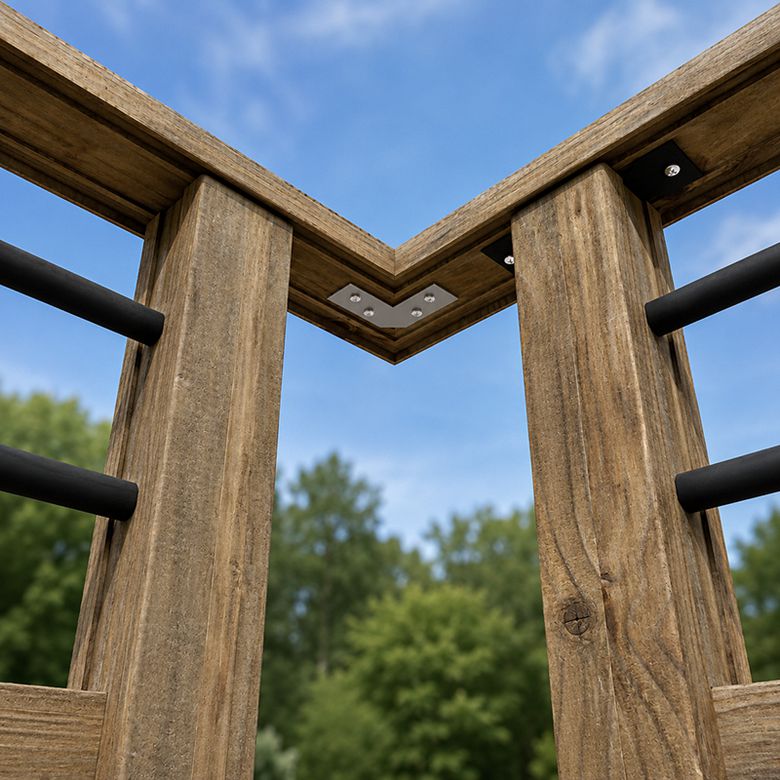 Equerre d'angle 90° balustrade SEPIA