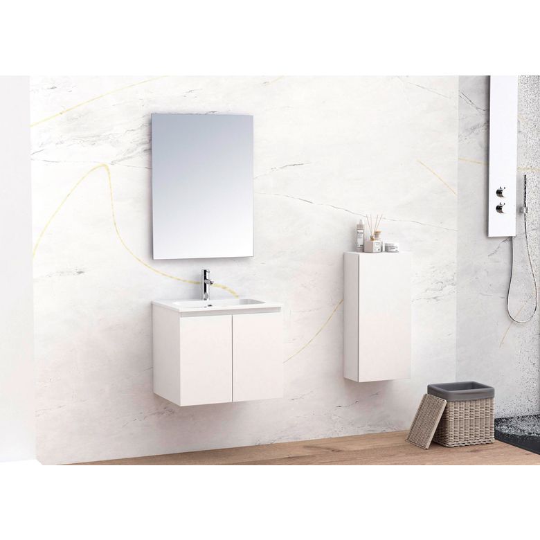 Meuble sous-vasque L.60 cm, 2 portes HAPPY25