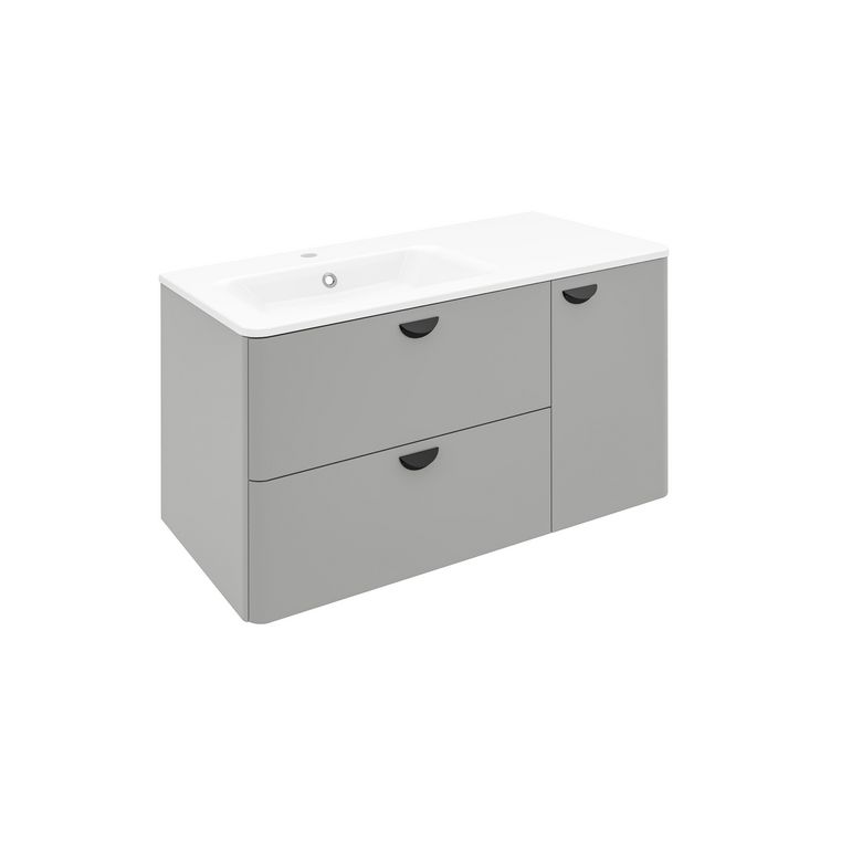 Plan vasque simple 90 cm résine FRIDA | Lapeyre