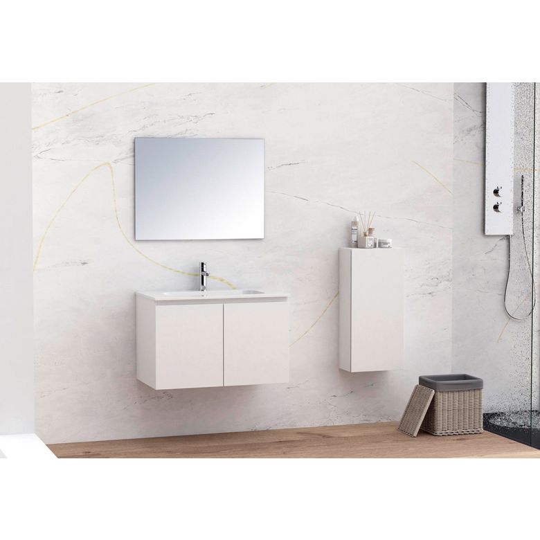 Meuble sous-vasque L.80 cm, 2 portes HAPPY25
