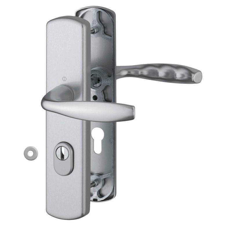 Poignée de porte sécurisée INES à double béquilles