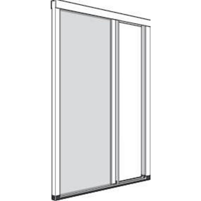 Moustiquaire ENROULABLE LATERAL Alu Blanc 9010 Tableau H.250 x l.150 recoupable Main Image