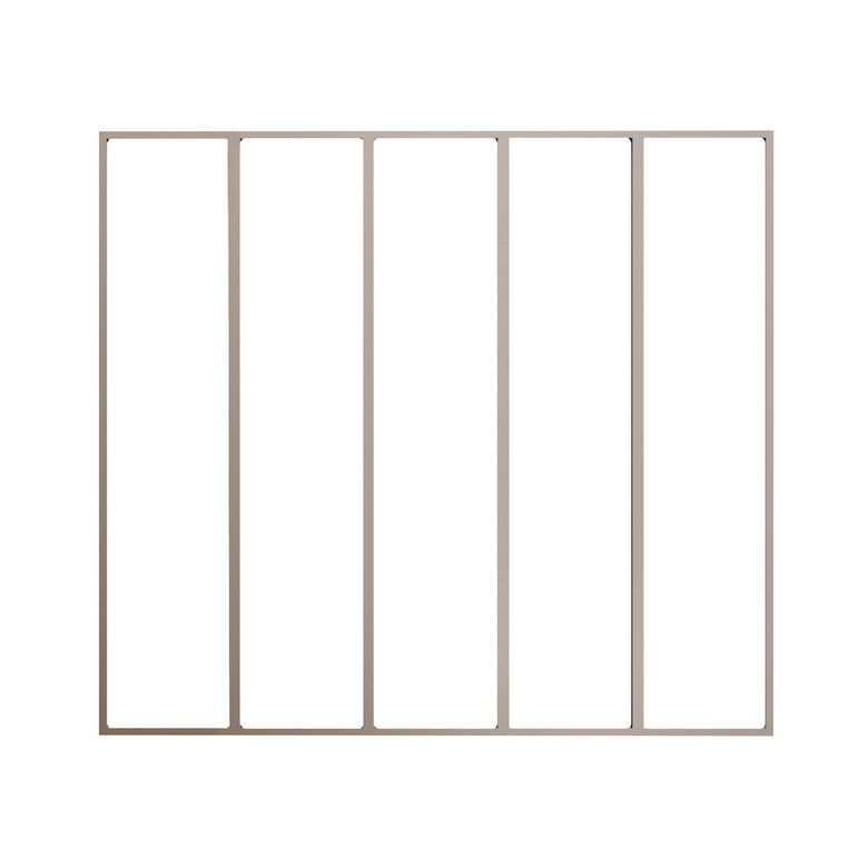 VERRIERE ATELIER JUMELEE GRIS 7006S Tunnel affleur/5 vitres-Tabl. H.150x l.167 Main Image