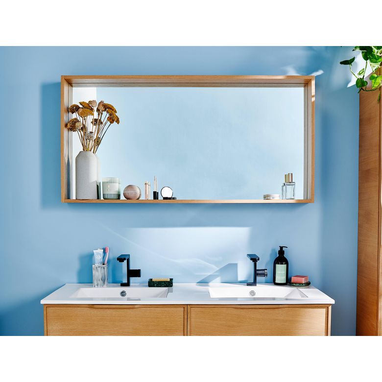 Miroir de salle de bains rectangulaire 120 cm FLAVIO/FLORA - Lapeyre