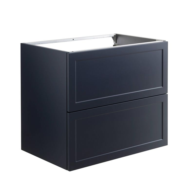 Meubles sous-vasque 70 cm 2 tiroirs mdf PHILEAS