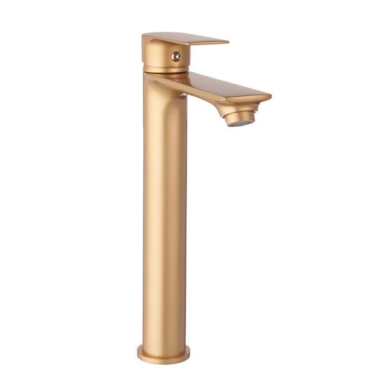 Mitigeur lavabo LEANDRE doré grand modèle Main Image