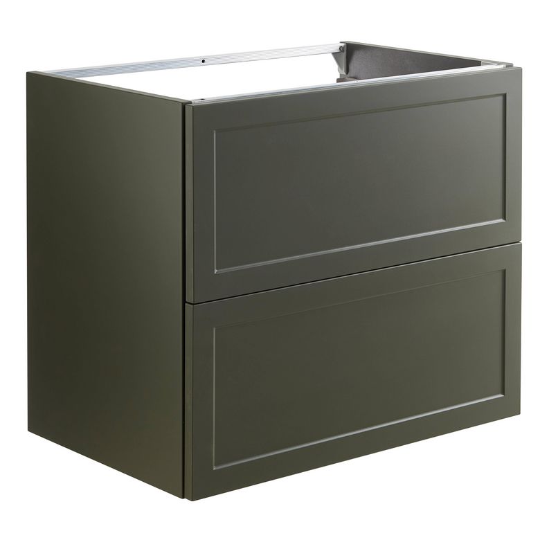 Meubles sous-vasque 70 cm 2 tiroirs mdf PHILEAS