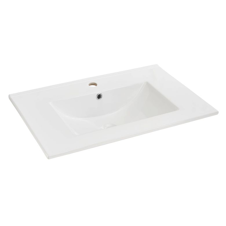Plan PHILEAS céramique blanc 1 vasque L.70 Main Image