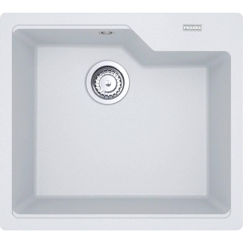 Cuve URBIS fragranit+ blanc à encastrer H.50 x l.56 avec accessoire ROLLMAT Main Image