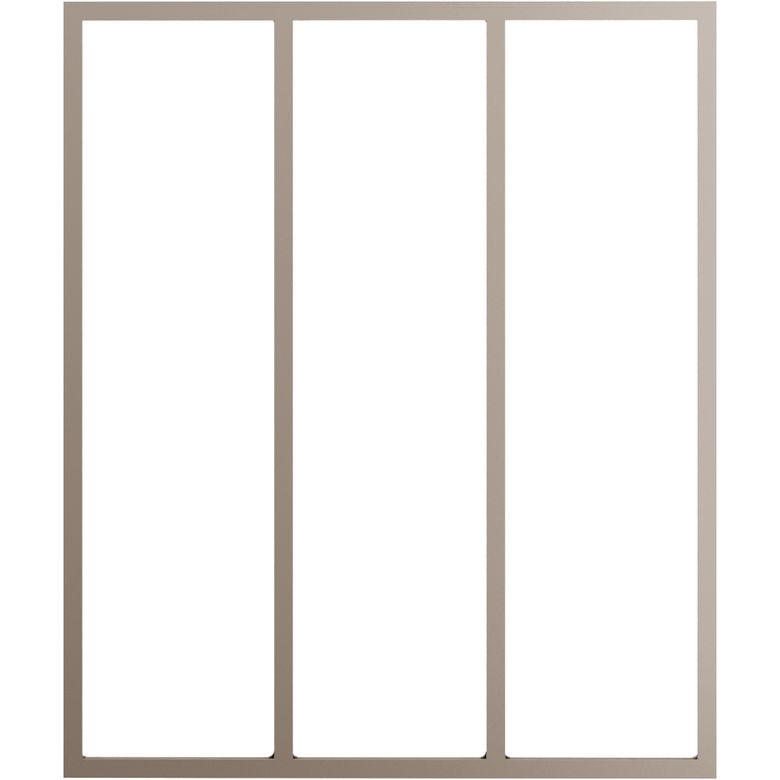 VERRIERE ATELIER GRIS 7006SS Tunnel affleurant/ 3 vitres - Tableau H.150x l.100 Main Image