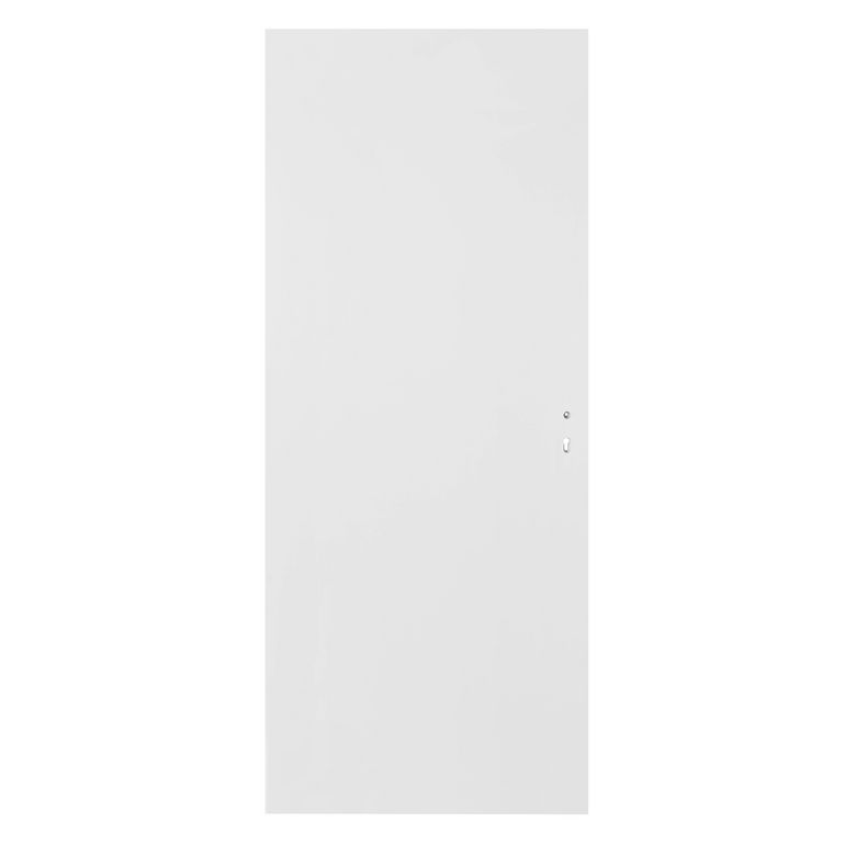 Porte seule palière 40mm prépeint recoupable ANNICK 2 - EI30 H.224 x l.93 Main Image