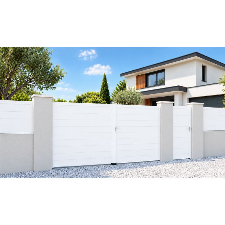 Portail battant Aluminium Bari