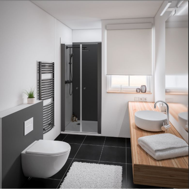 Portes de douche battantes DORE - Porte de douche - Lapeyre