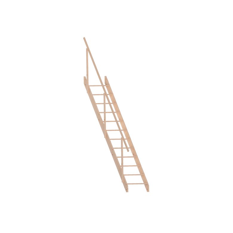 Echelle de meunier 1 rampe sapin massif - Escaliers
