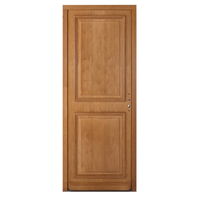 Porte d'entrée*** Chêne ANNAELLE + barillet 30x35 - H.215 x l.90 droite Main Image